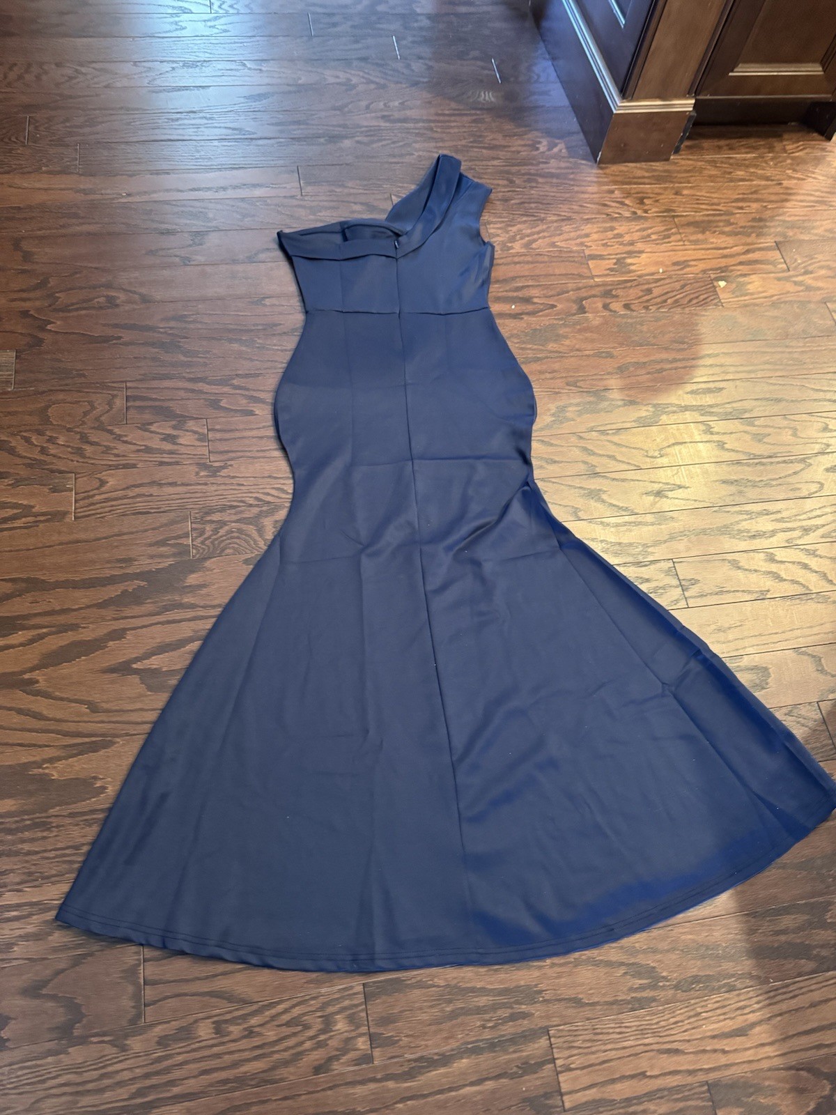 NEW No brand form fitting dress, blue Size Small SEE MEASUREMENTS