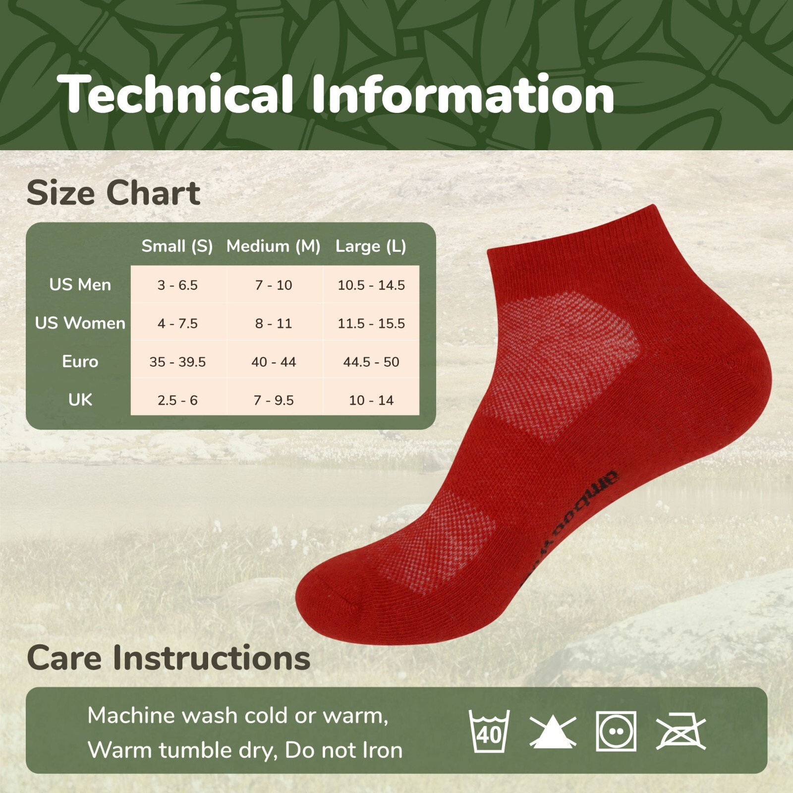 BambooMN Unisex Men Women Rayon from Bamboo Wool Blend Athletic Quarter Socks