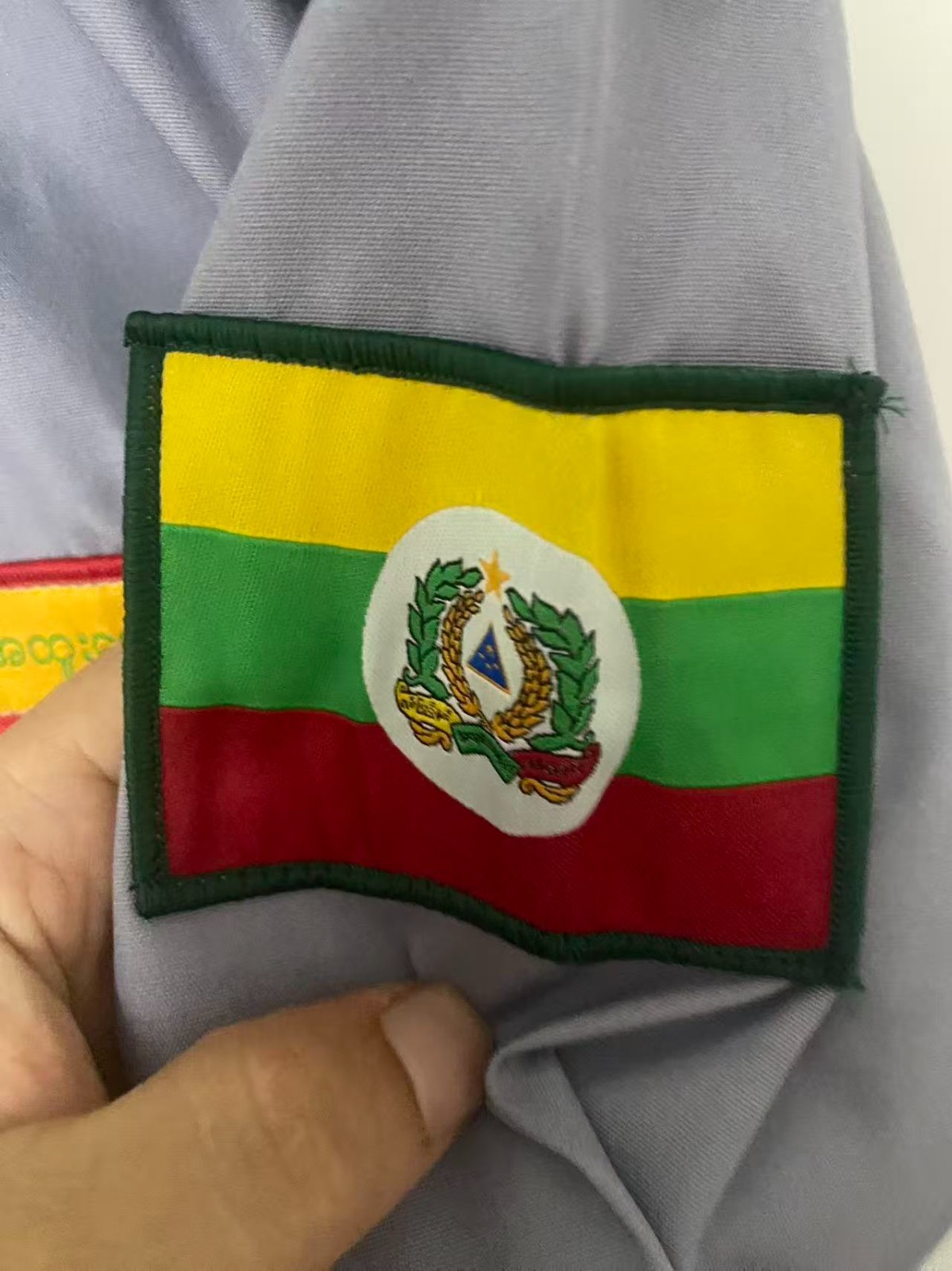 Myanmar Shan Region4 MongLa Ethnic Armed Organizations NDAA Army Uniforms Shirt