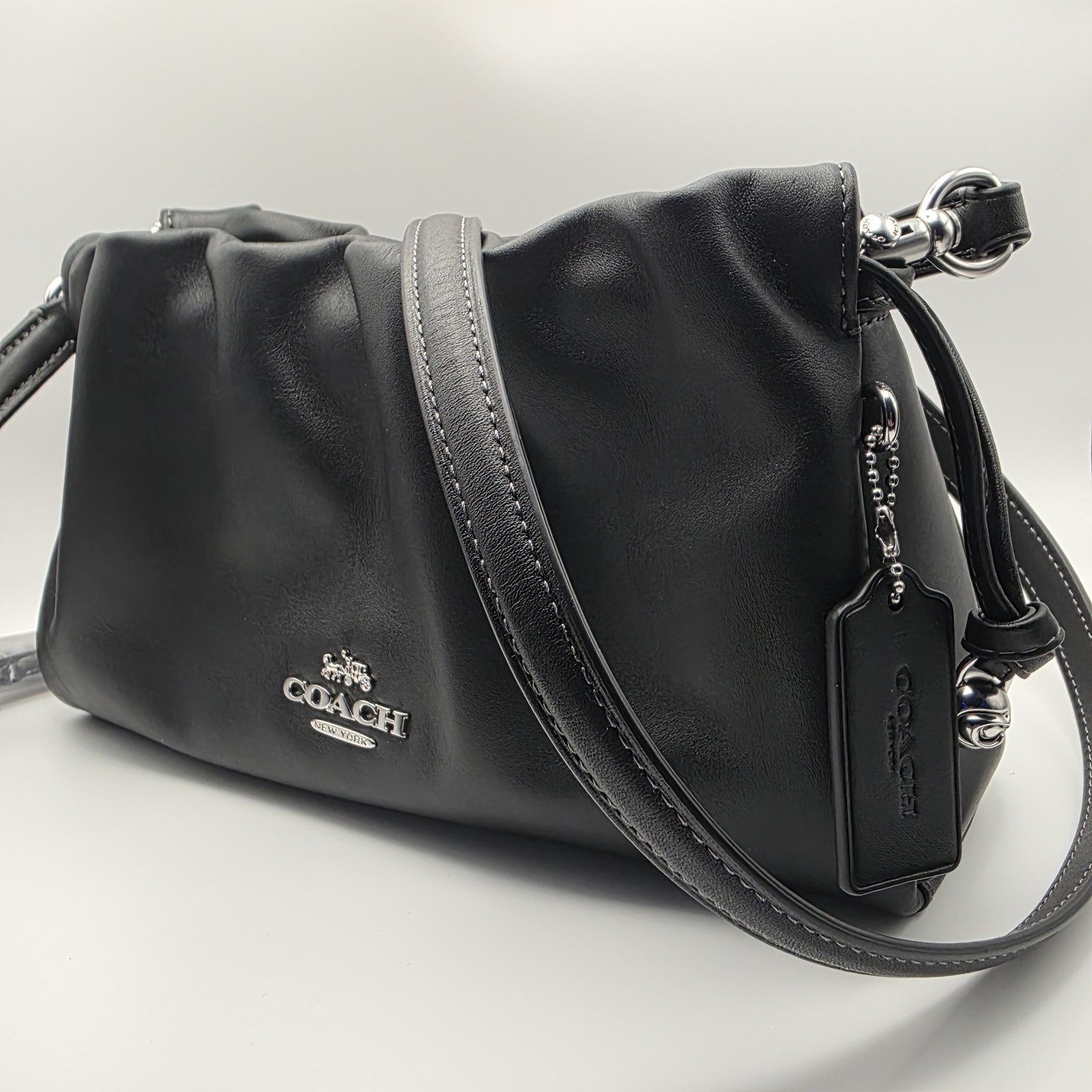 AUTH COACH Faye Shoulder Convertible Bag CV529 267165404663 Black MSRP $378