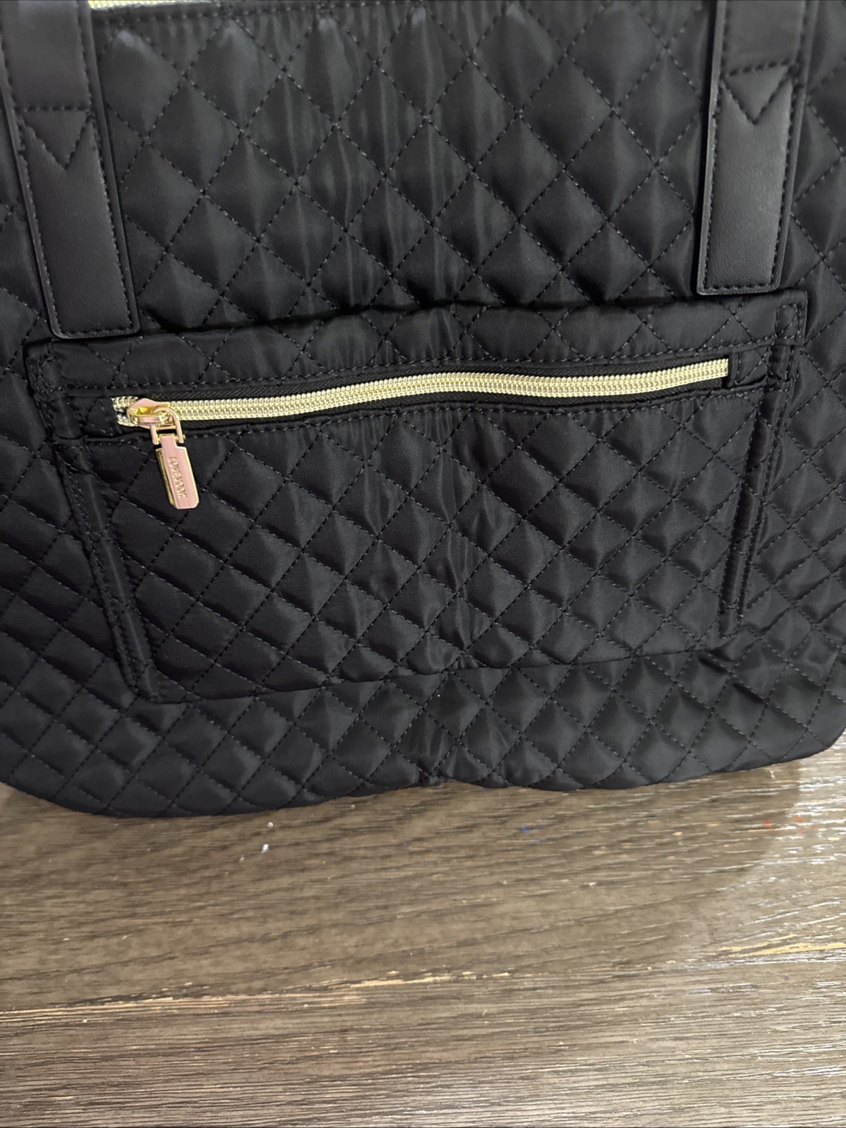 Lovevook Black Quilted 15.6 Inch Laptop Tote Bag – Black BRAND NEW WITHOUT TAGS