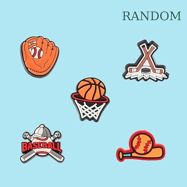 30 Pcs Mixed Pvc Shoe Charms Lot Different Charms Fit For Croc Clog Sandals USA