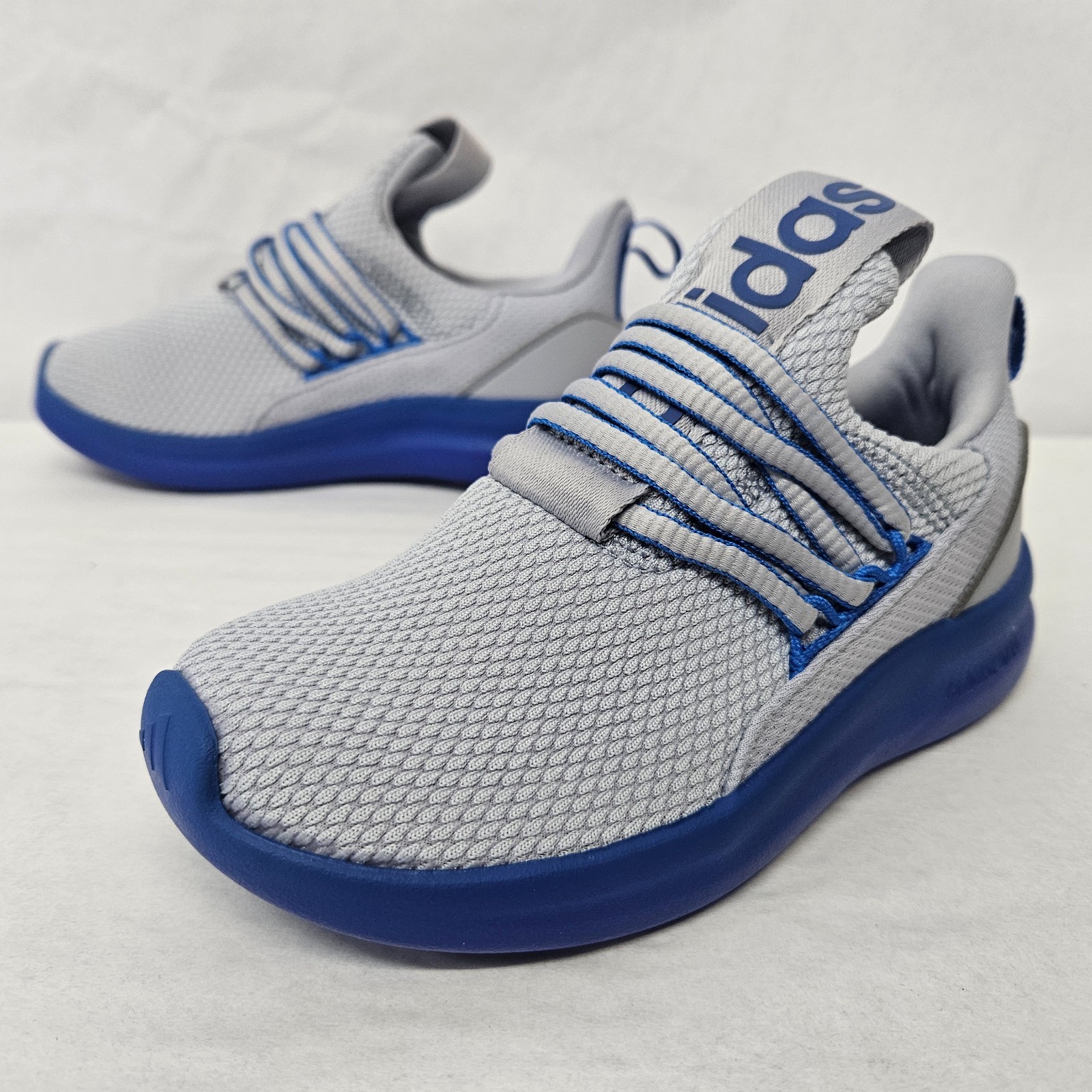 Adidas Lite Racer Adapt 7.0 K Athletic Sneakers JS5016 Grey Blue Kids Size 11K