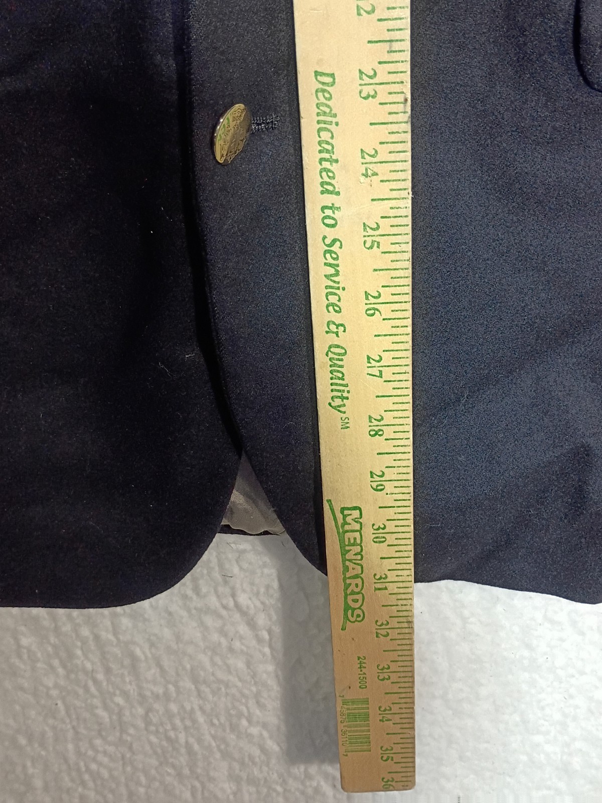 Linett Ltd for Bernard Allen Blazer 100% Wool Tailored Menswear Jacket USA UNION