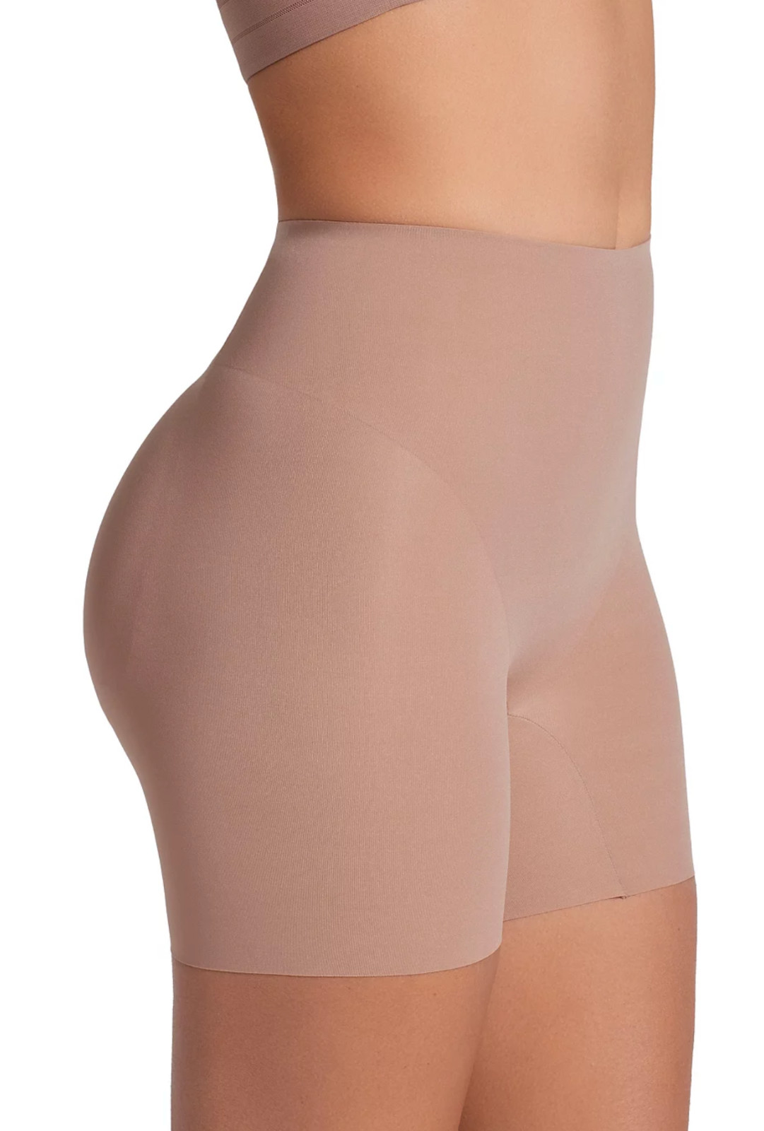Leonisa Women’s Undetectable Padded Butt Lifter Shaper Short Nude Sze Large NWT
