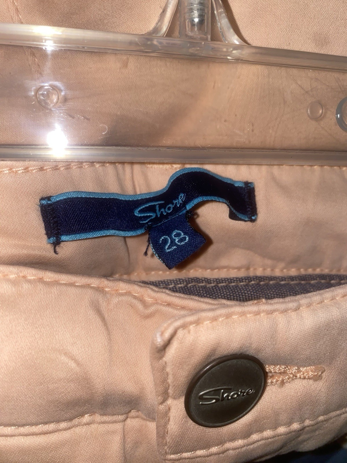 Shore 7.5″ Bowen Short Almost Apr Peach Color Size 28 New 7.5” Inseam