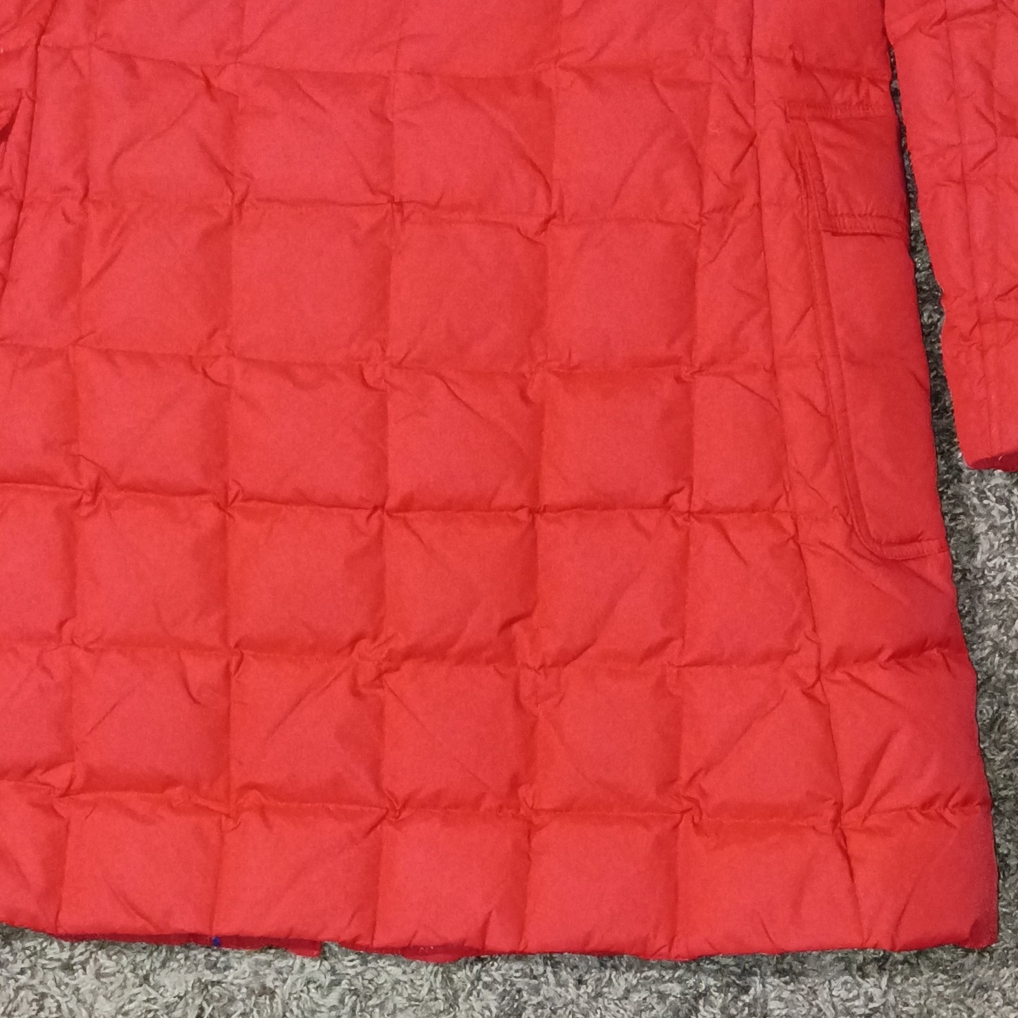 Tommy Hilfiger Coat Size Small Women Hooded Red Puffer Coat