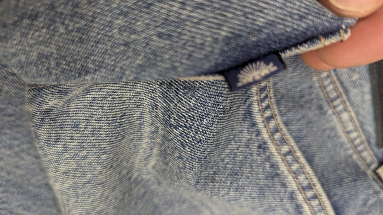 Levi’s Made Crafted Column Pant Denim Jeans W26 L27 Women’s Blue Organic Cotton