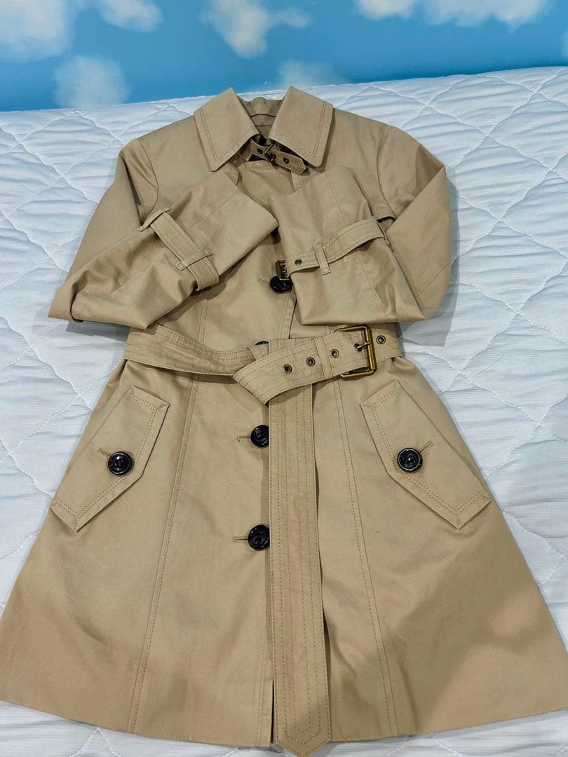 BURBERRY BLUE LABEL Trench Coat Beige Size 36