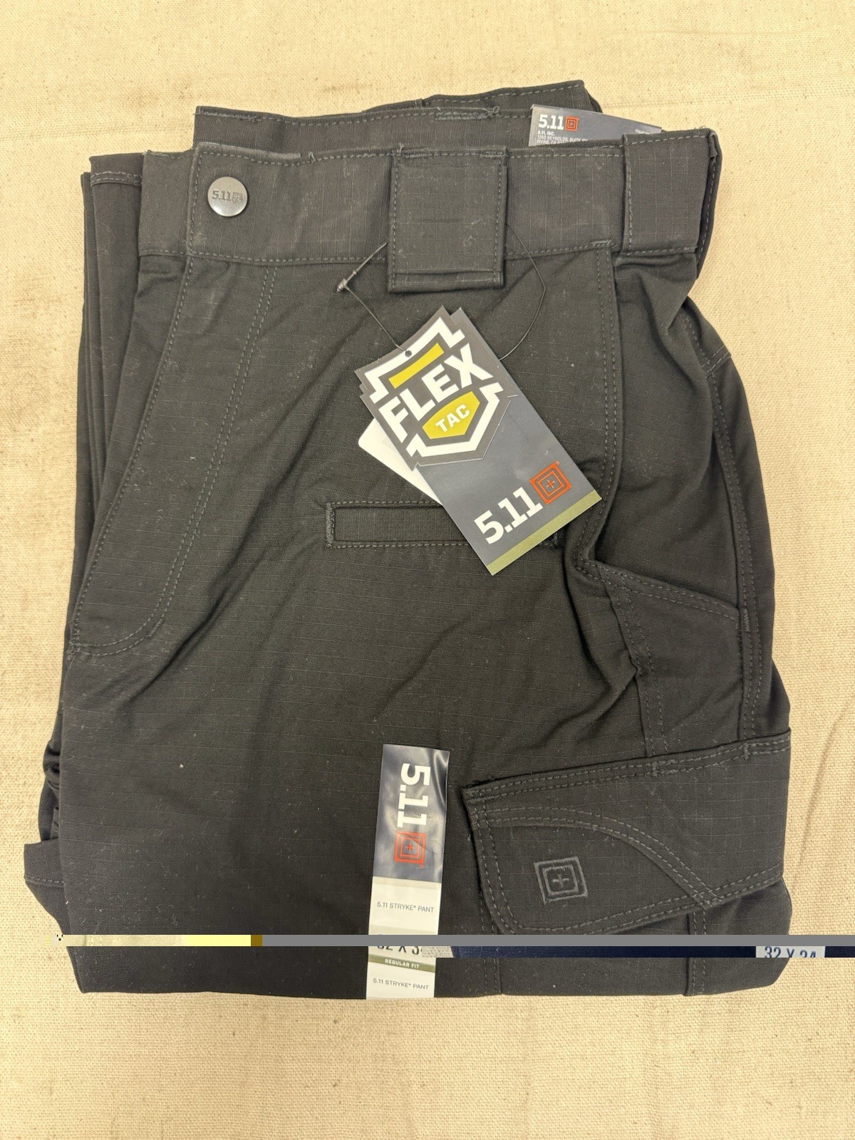 5.11 TACTICAL 74369 Tactical Pants 32×34 Regular Fit Black
