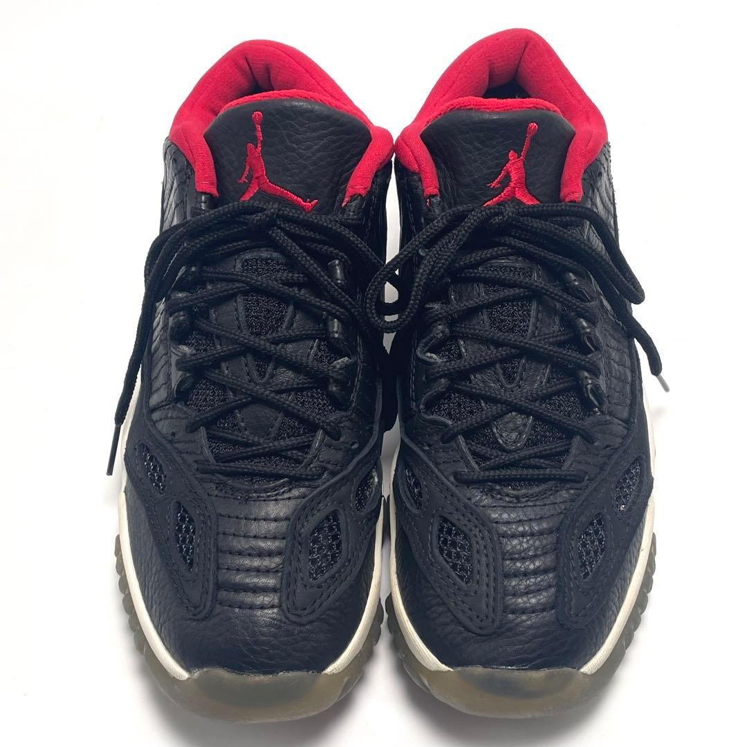 Nike Air Jordan 11 Low Retro IE OG Bred 1996 Mens 25cm Black True Red Authentic