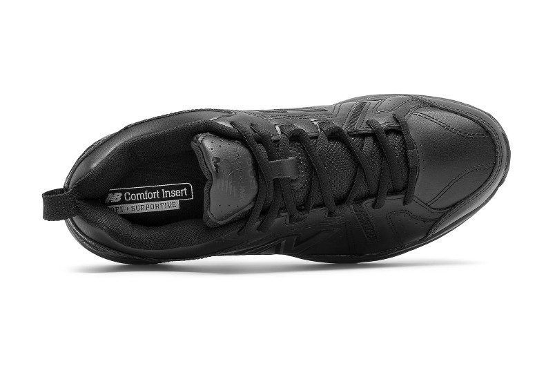 New Balance 608v5 Men’s Triple Black Training Shoes – MX608AB5 Leather