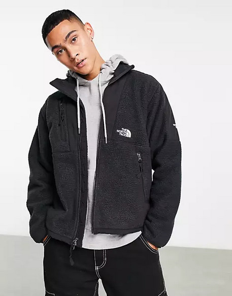 Mens The North Face Denali Novelty 94 Retro Zip Sherpa Fleece Coat Jacket New