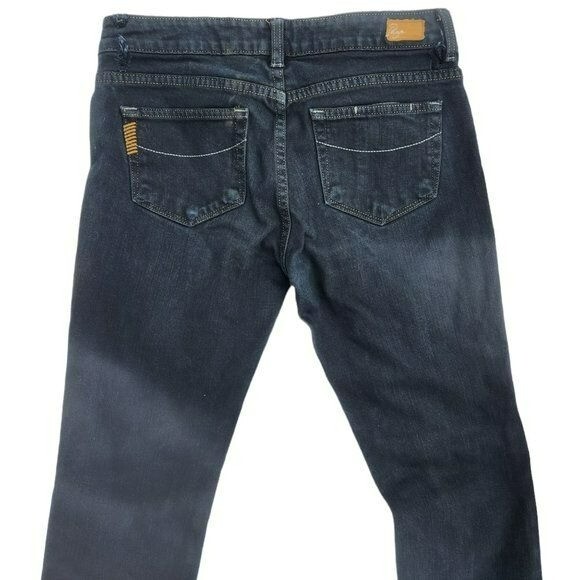 Paige Premium Denim “Blue Heights” Jeans Low Rise Straight Leg Style 0255-0001