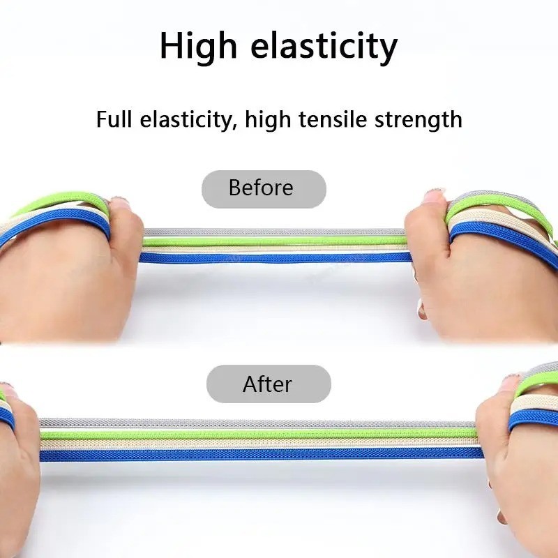 No Tie Elastic Shoe Laces One Size Fits Shoes Shoelaces for Sneakers Shoestrings