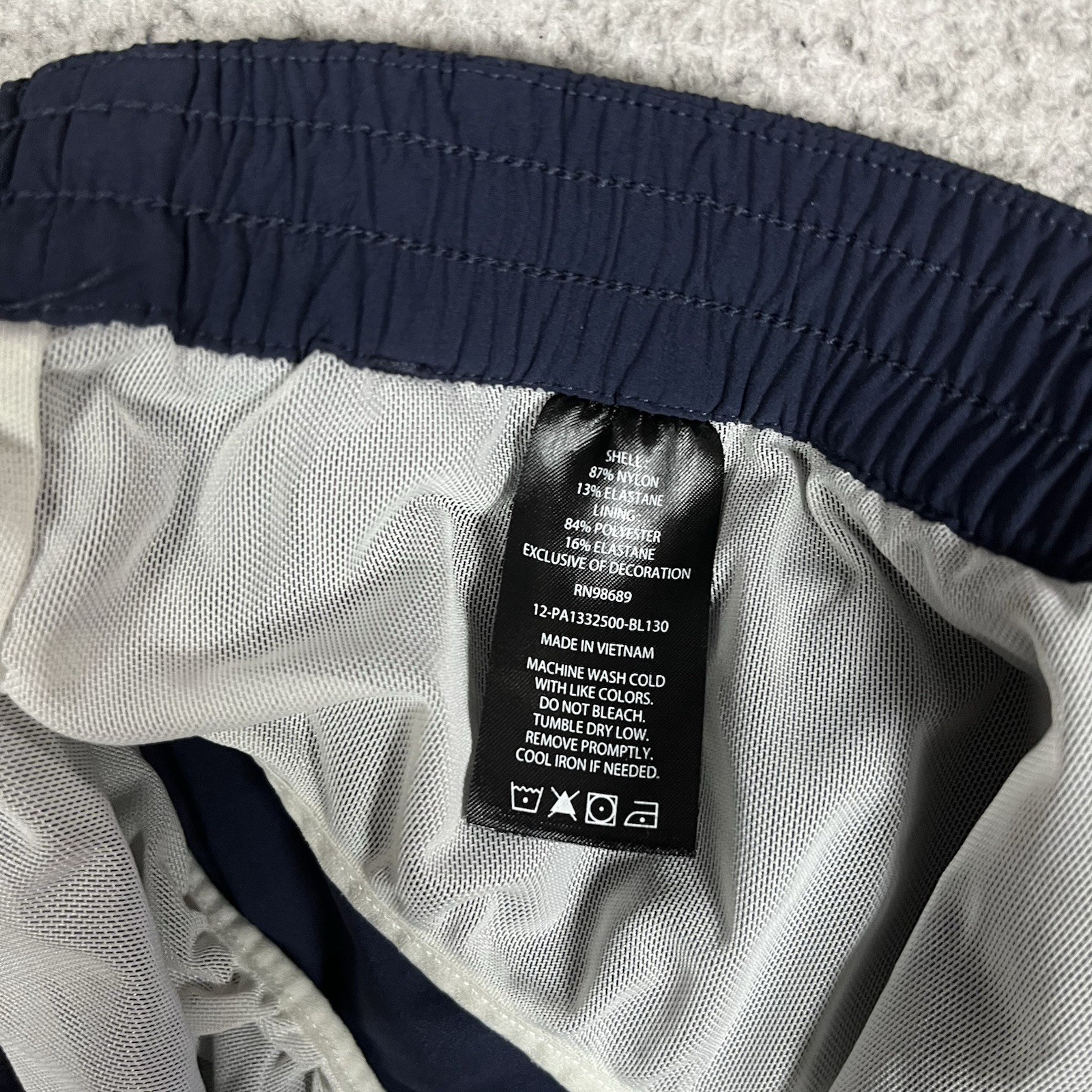 Todd Snyder Board Shorts Mens M Blue Drawstring Lined Beach Swim Trunks Preppy
