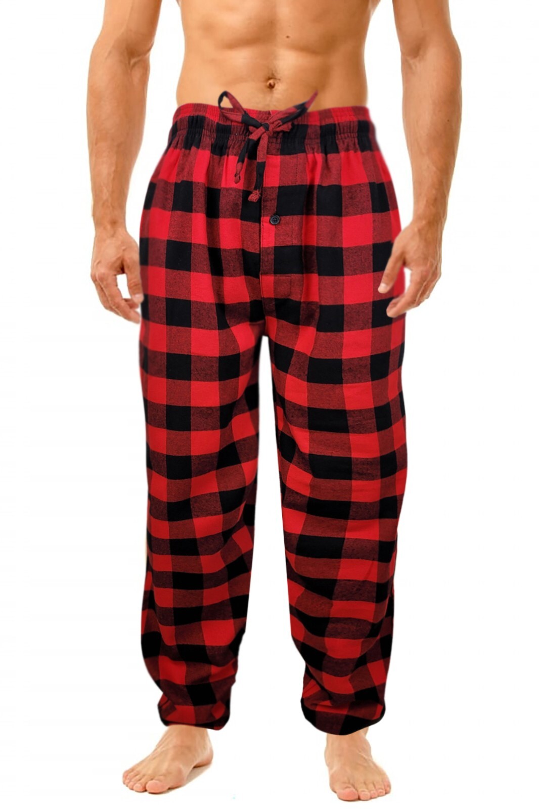 Different Touch S-6XL Pajama Lounge 100% Cotton Pants Bottoms Sleepwear PJs