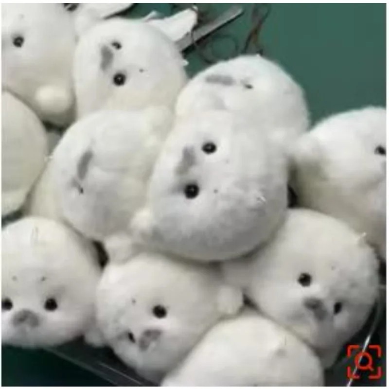 Seal Plush Keychain Bag Charm Cute Marine Animal Pendant Travel Souvenir