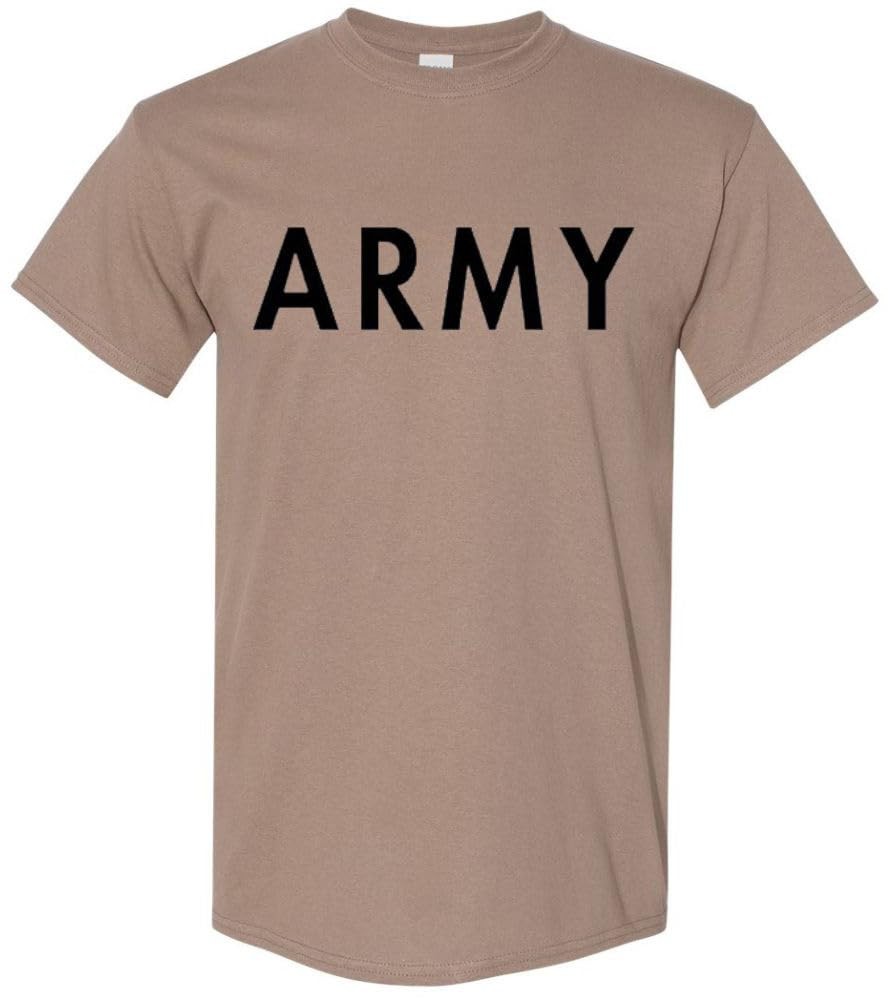 Men’s Army PT Style T-Shirt U.S. Army Military Physical Training Infantry Shirt