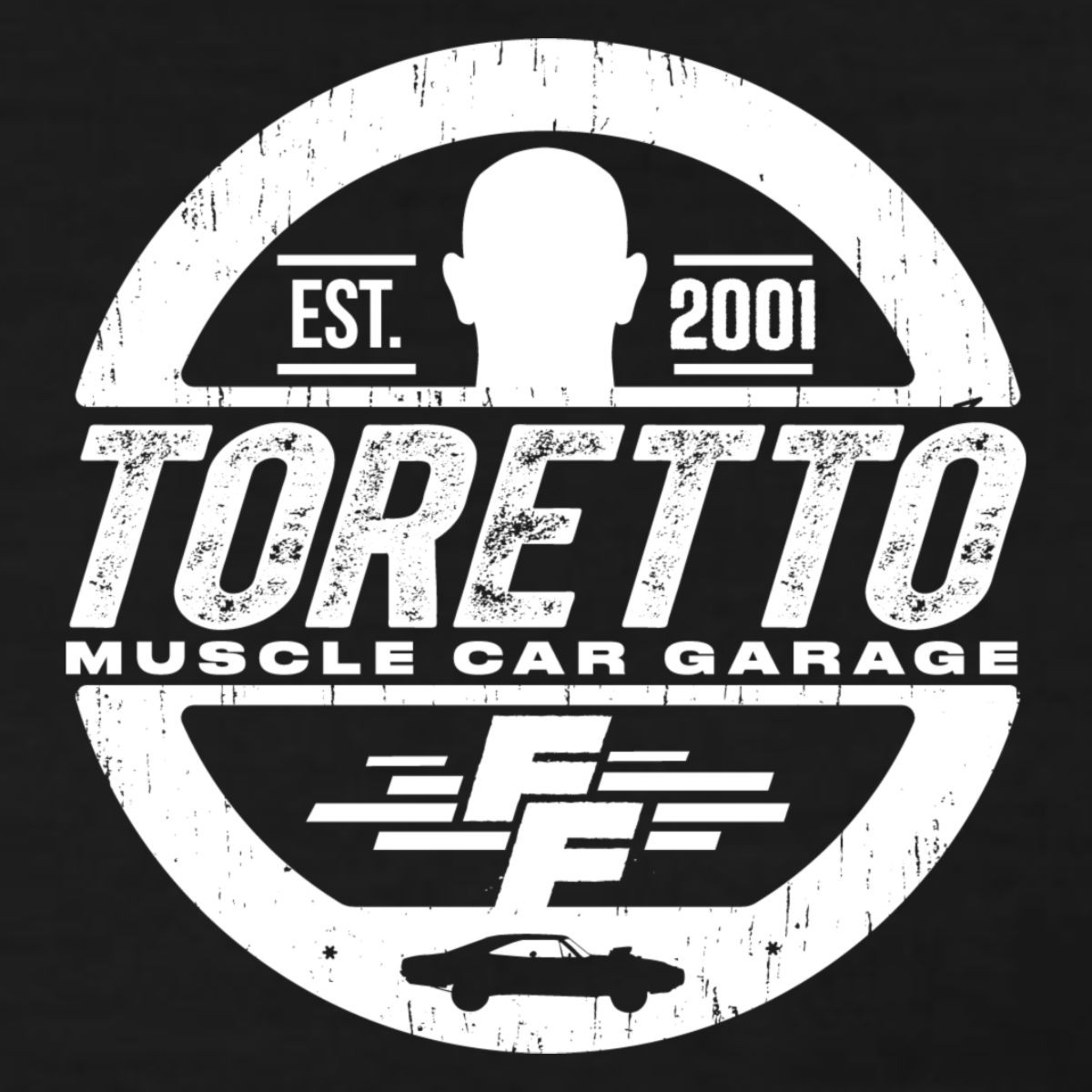 Fast And Furious Logo With Dom Toretto Men’s Ringer T-Shirt