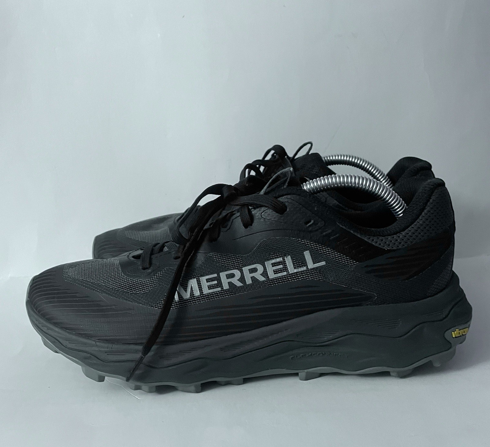 Merrell Agility Peak 6 Trail Runner Shoes Black/Gray Men’s Size 10.5W