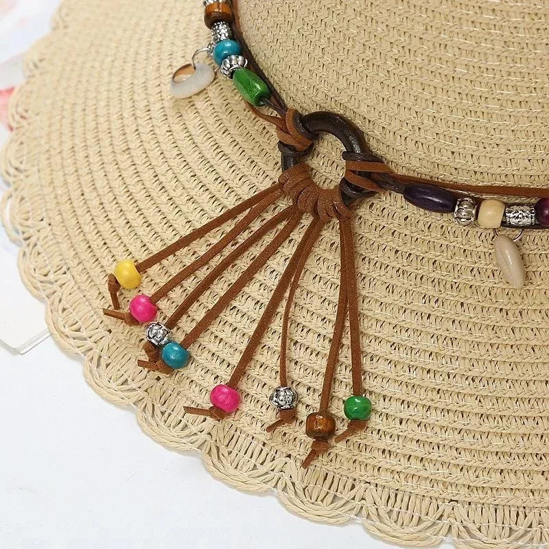 Fashionable Korean Multiple Styles Version Little Daisy Embroidered Straw Hat Wo