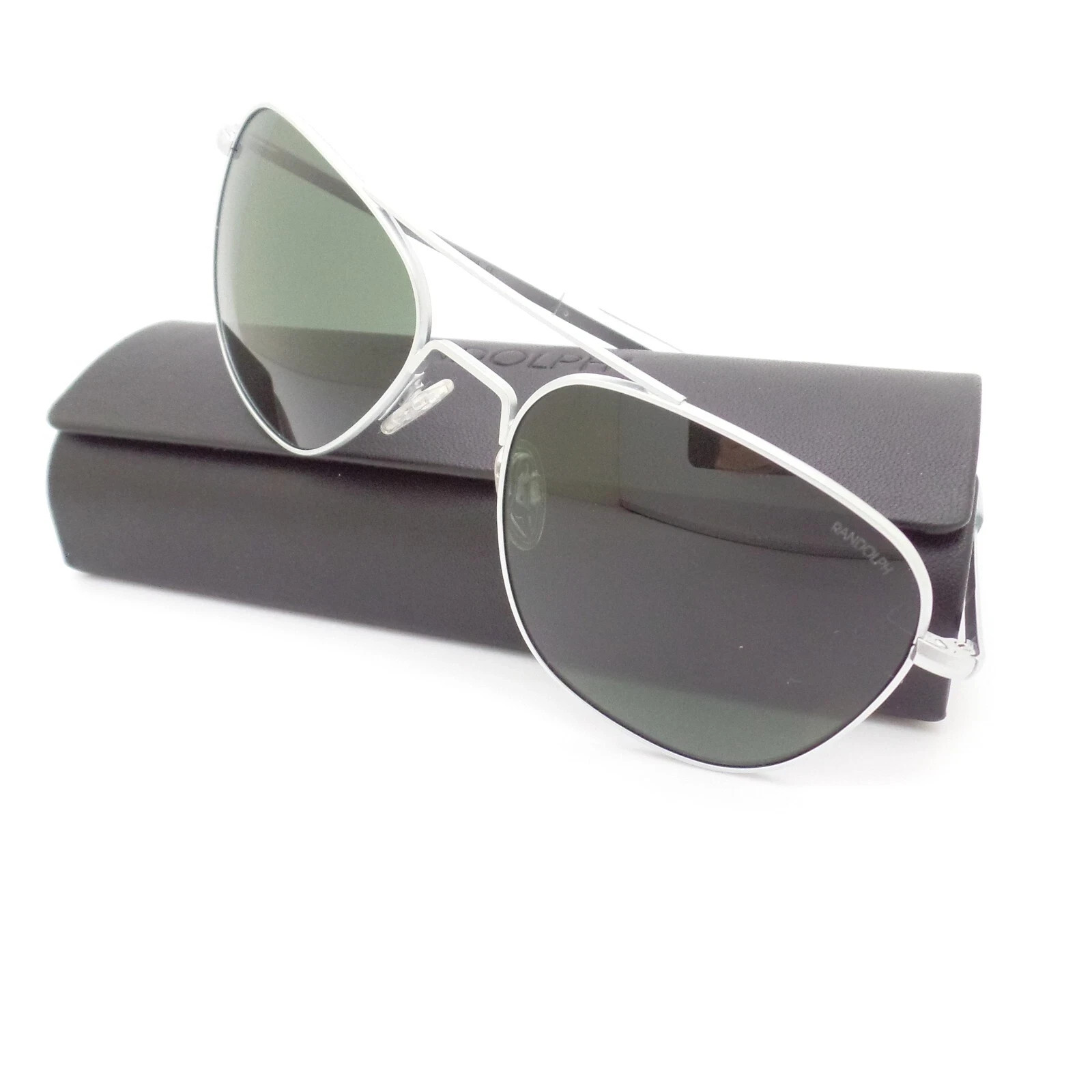Randolph Engineering Aviator Matte Chrome Bayonet AGX New Sunglasses 58mm AF136