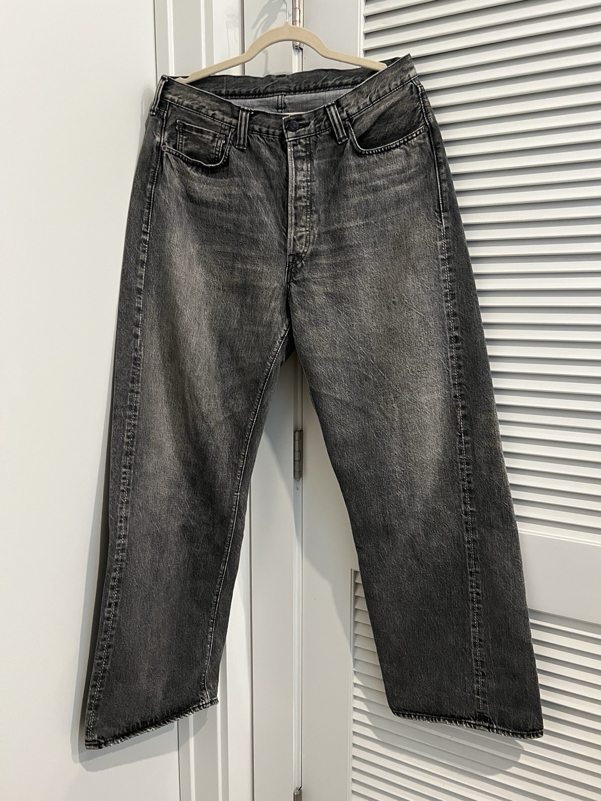 FULLCOUNT 1137BK DUKE 3 MODEL SELVEDGE DENIM DARTFORD BLACK 32/32
