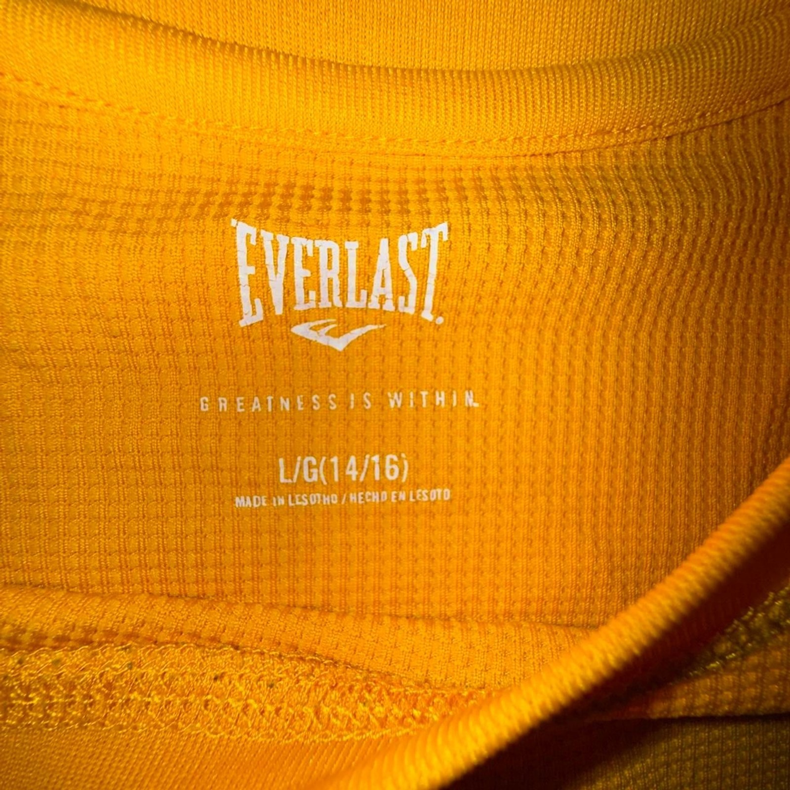 Everlast Yellow T-shirt