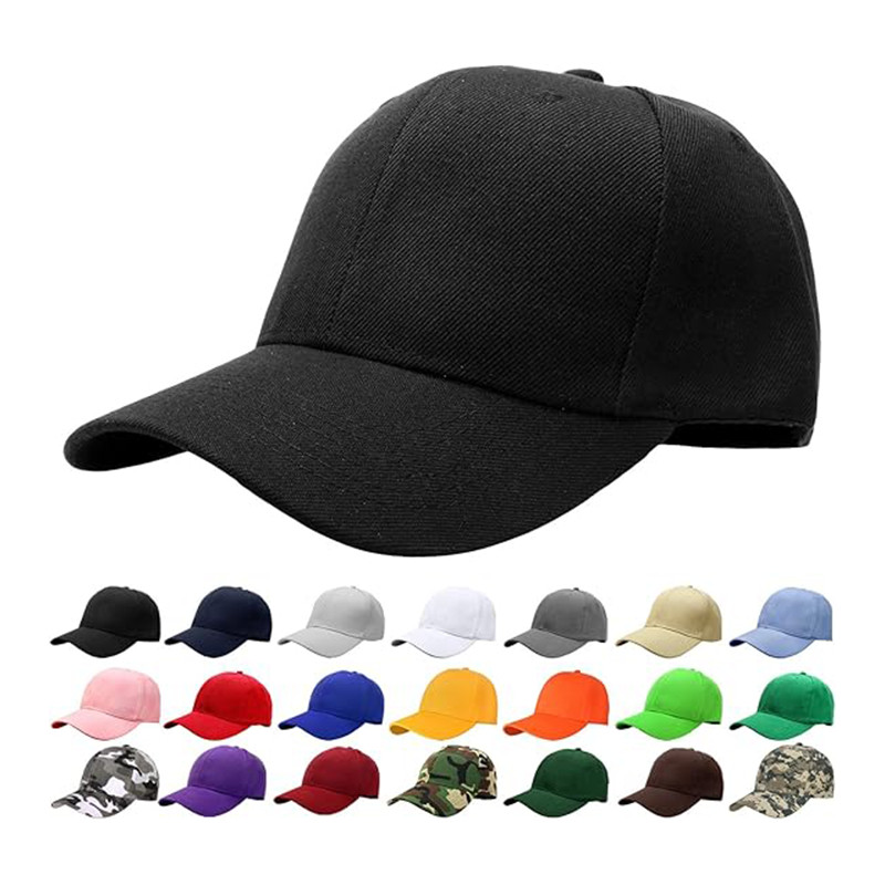 Cotton Baseball Cap Ball Dad Hat Adjustable Plain Solid Washed Men Washed PC
