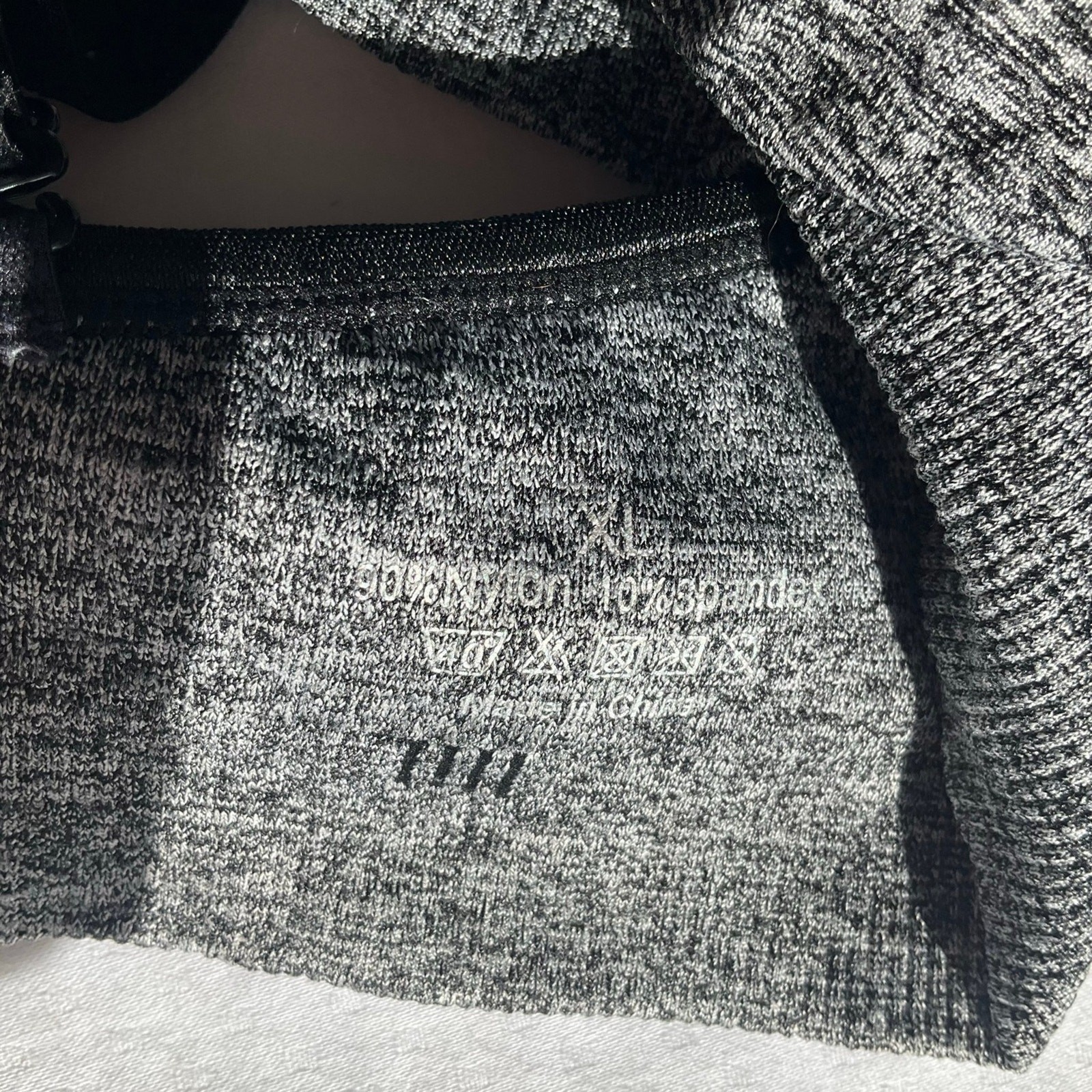 Bralette Nursing Bra size XL, Gray, 90%Nylon 10%Spandex