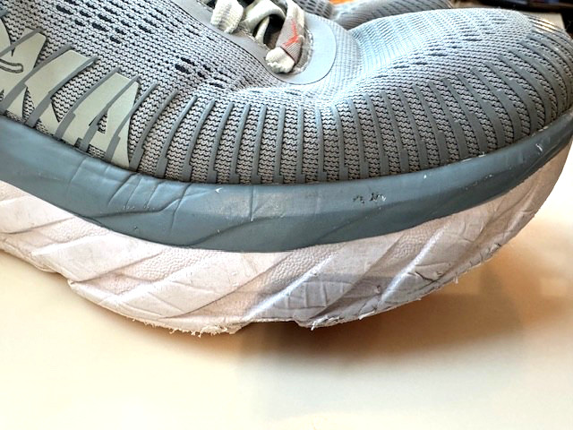 HOKA ONE ONE Light Blue WOMENS Atheltic RUNNING Lightweight BONDI 7 SHOES Sz 8
