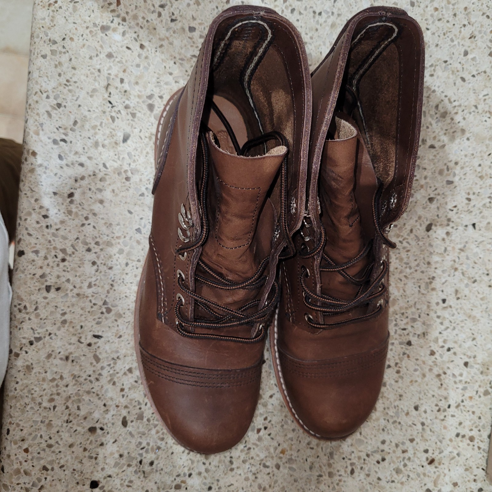 Red Wing Heritage Iron Ranger Traction Tread 8088 Amber Harness Leather boot 8 D