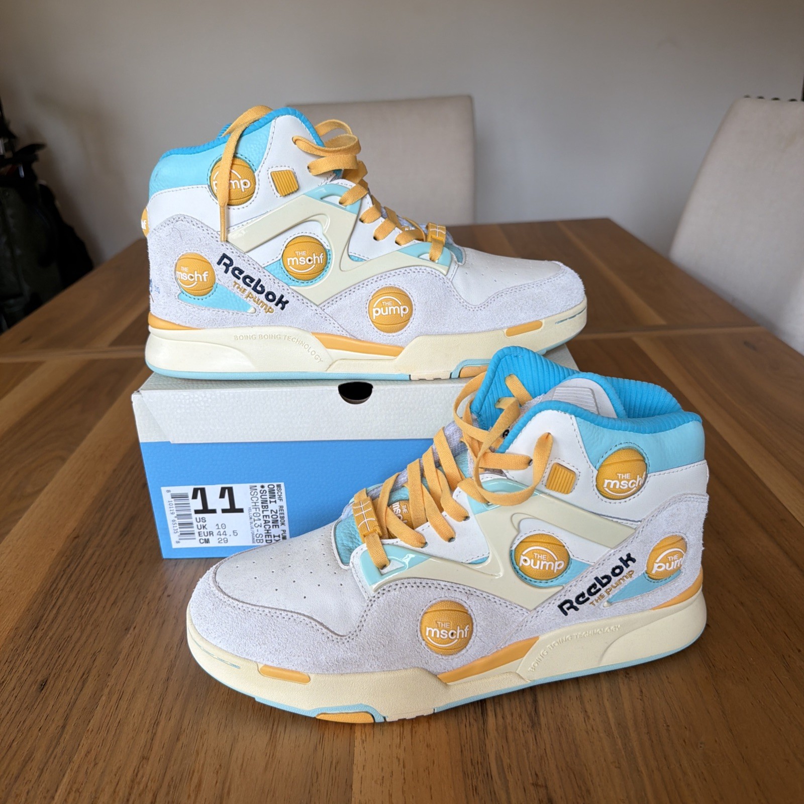 MSCHF x Reebok Pump Omni Zone IX Sunbleached Men’s Size 11 (US), NEW W BOX- RARE