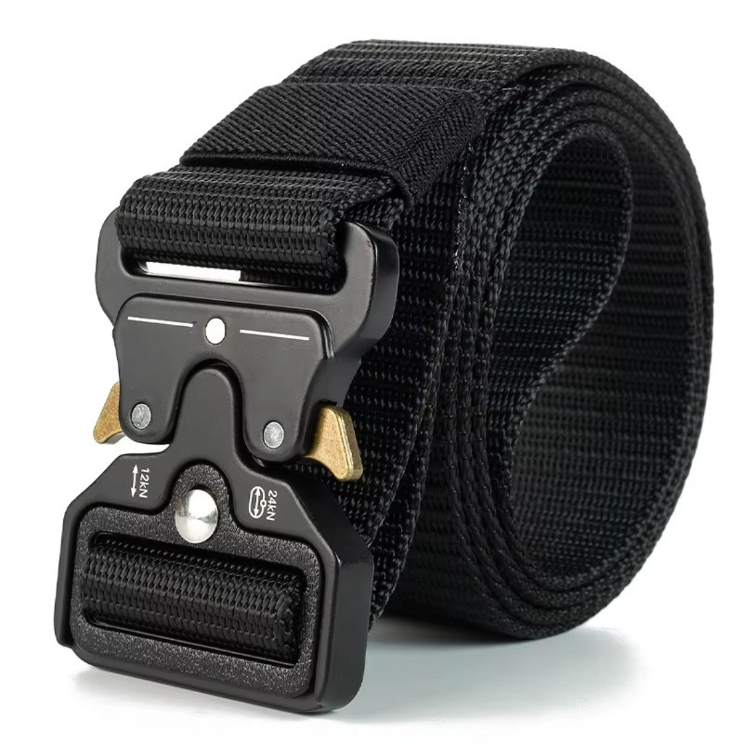 MEN Casual Military Tactical Belt Army Metal Adjustable Quick Release Waistband
