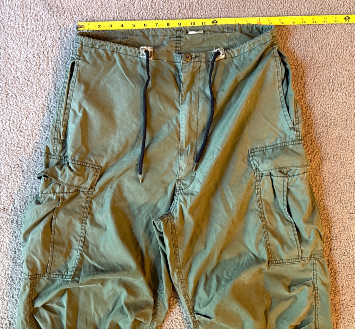 VTG 90s Tru-Spec Tactical Military Baggy Cargo Trousers – Size Large