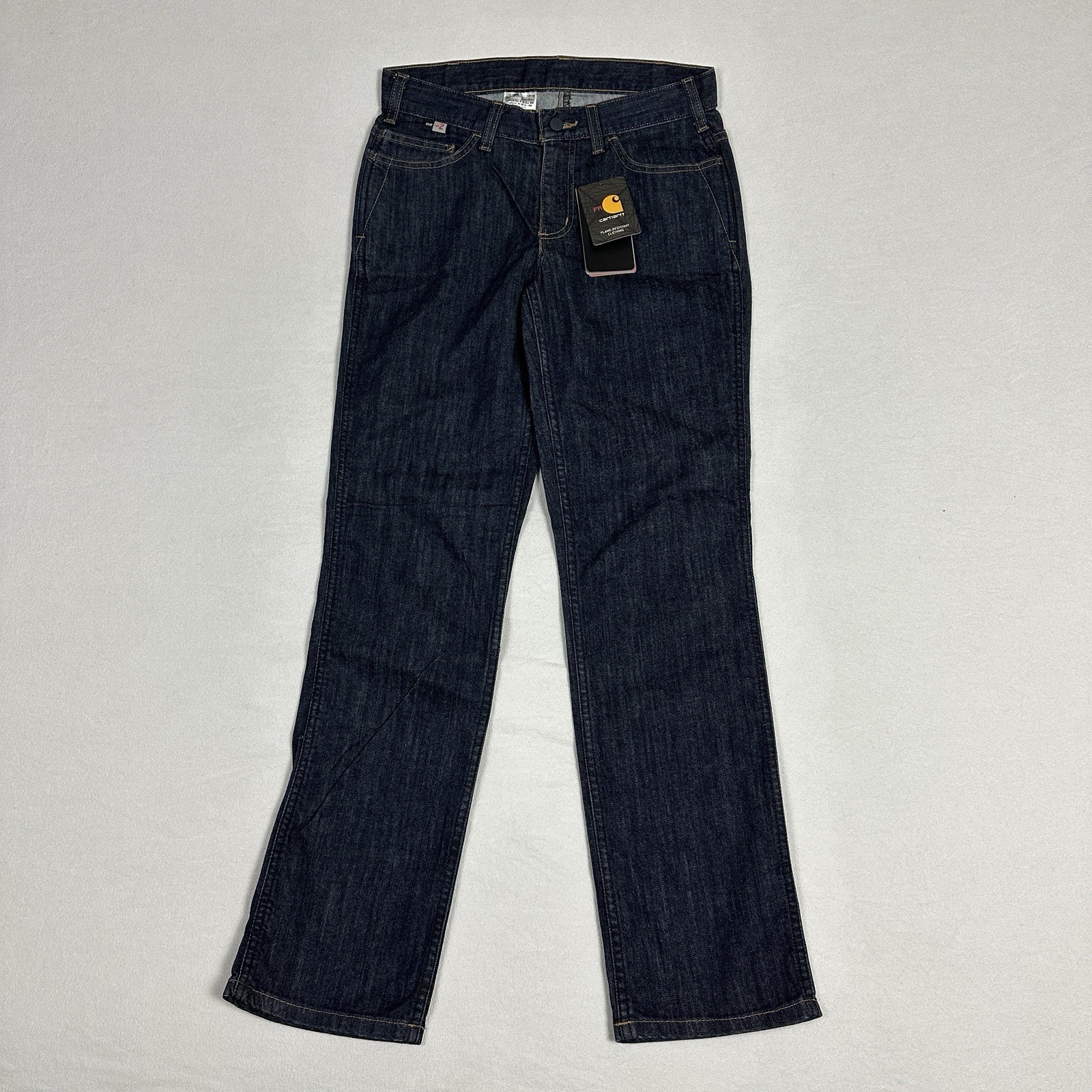 Carhartt FR Flame Resistant CAT 2 Rugged Flex Stretch Jeans Women 6 Reg Work NWT