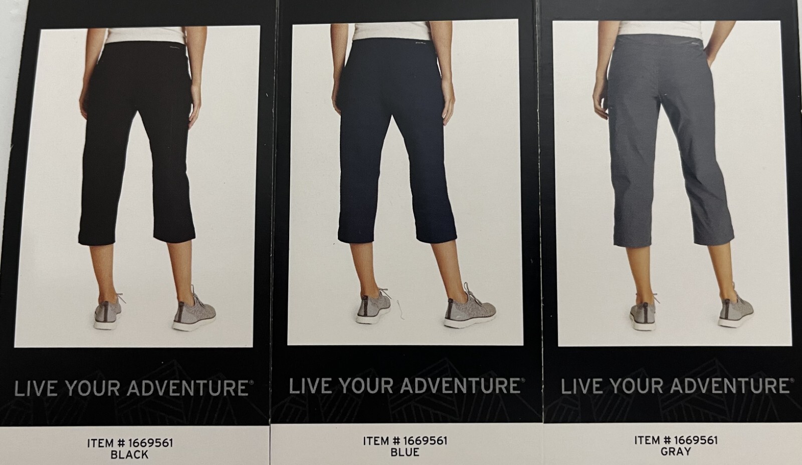 Eddie Bauer Women’s Tech Capri Nylon Outdoors Hiking Sport Pants