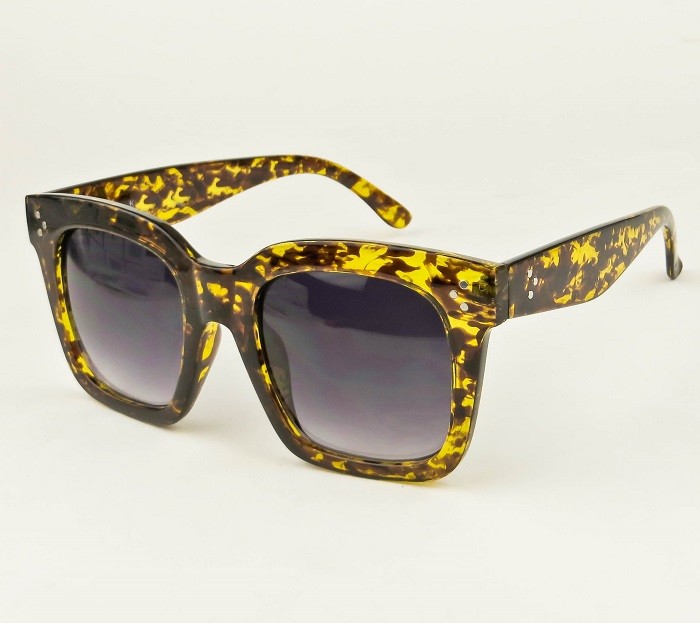 Oversized Large Square Flat Designer Big Fashion Sunglasses 6601 L