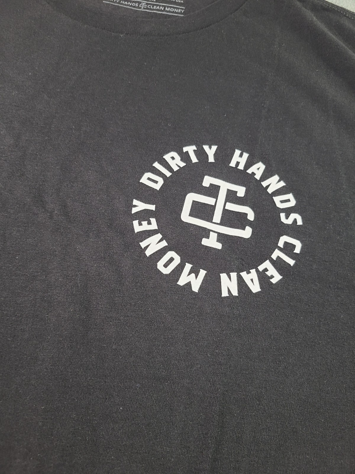 TROLL CO. Dirty Hands Clean Money Twisted Wrenches Men’s Black S/S Size 2XL