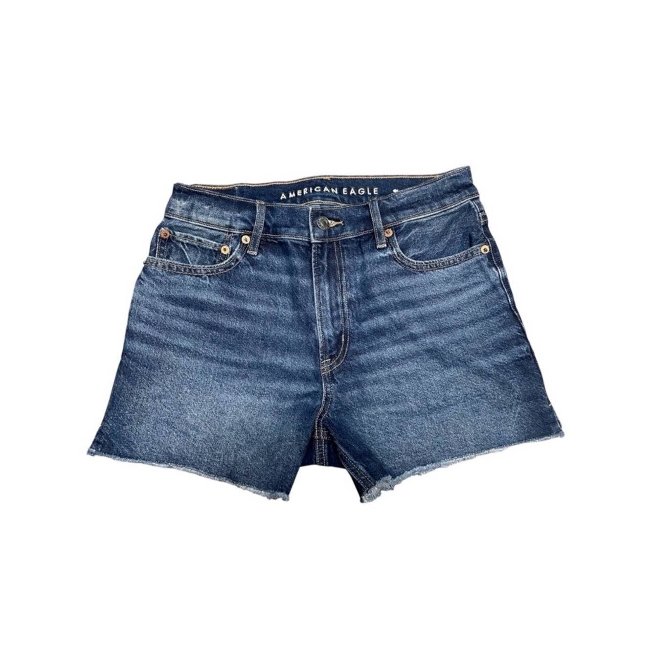 American Eagle Women’s Strigid Relaxed Shorts | Raw Hem | Size 2