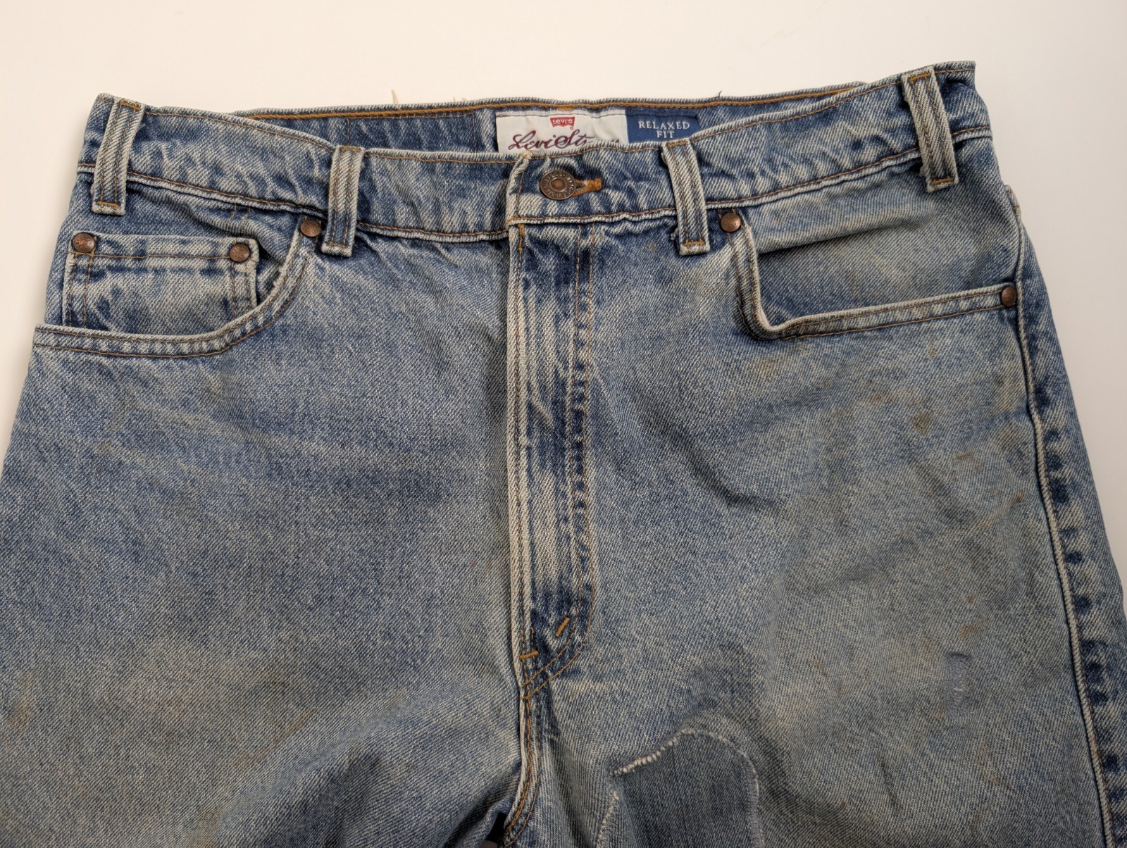 Levi’s Signature 540 Relaxed Fit Jeans Men’s 36×30 Blue Denim USA Made Workwear.