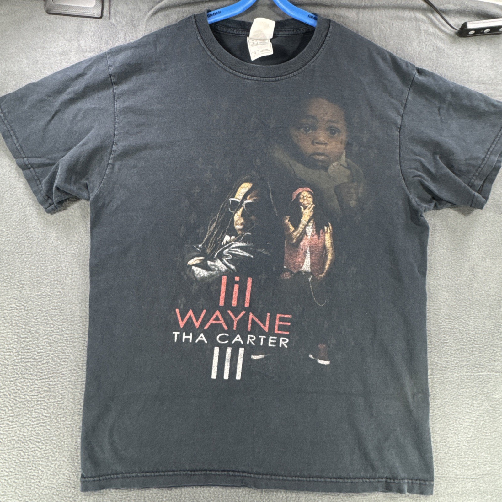 Y2K Lil Wayne 08’ Tha Carter III Album Tour Concert Hip Hop Rap Tee Size Medium