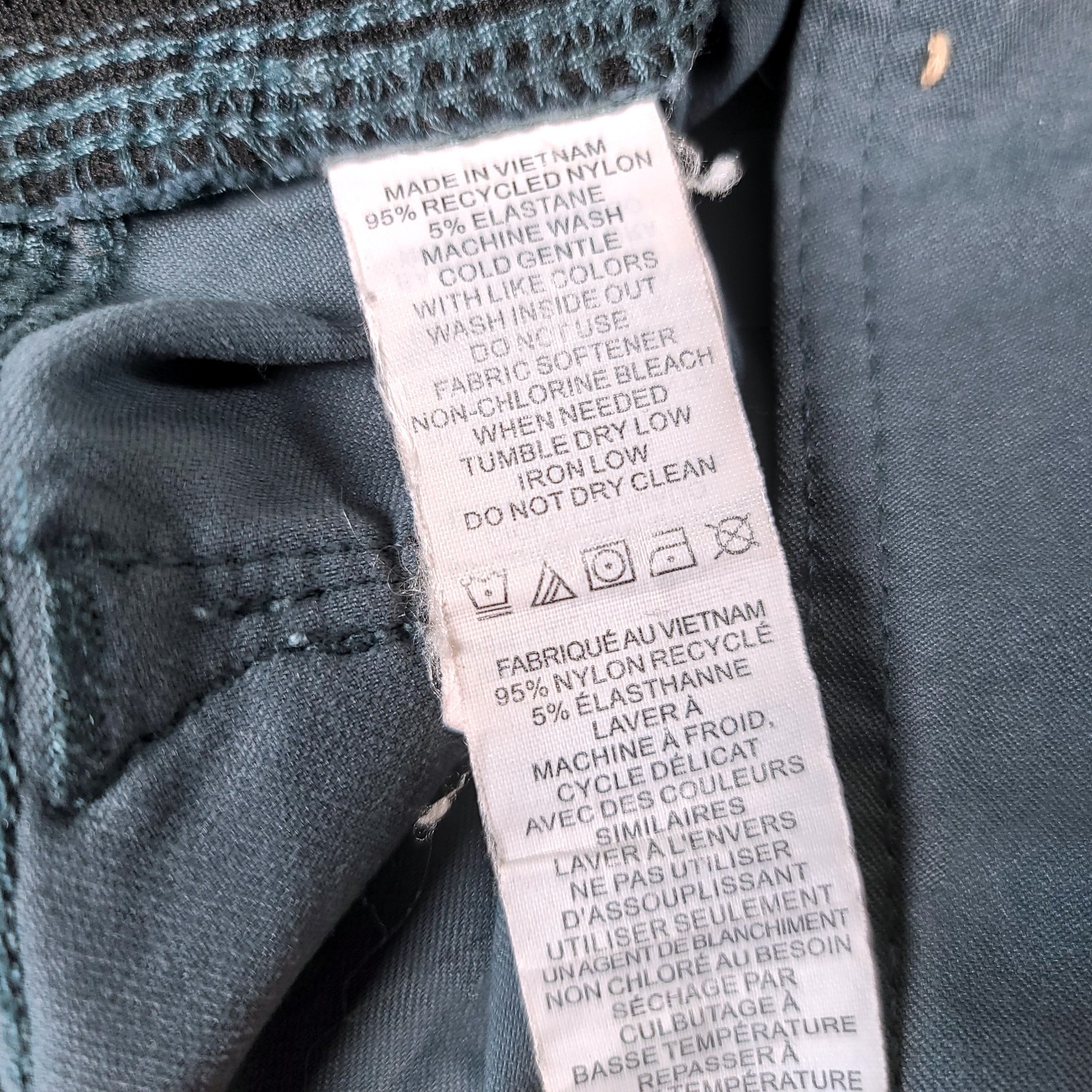 prAna Zion II Shorts Men’s 30 Blue Cargo Hiking Camping Utility Climbing Stretch