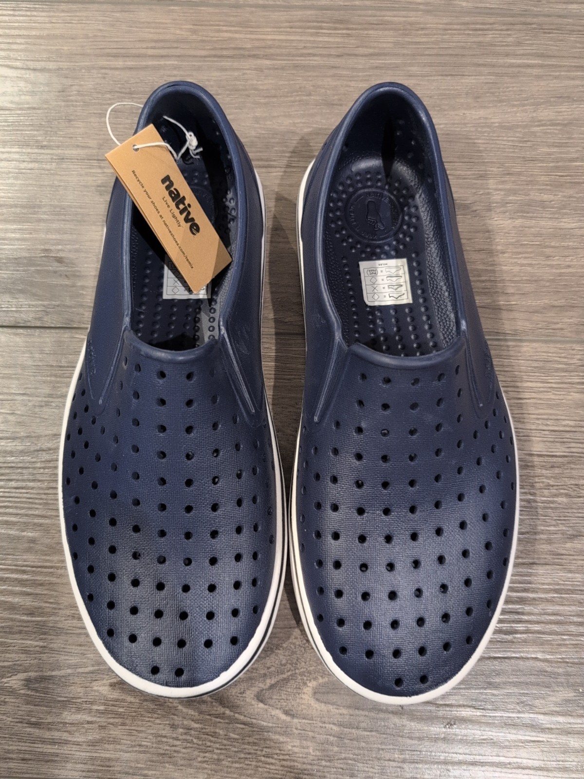Native Miles US M6/W8 Regata Blue/Shell White New