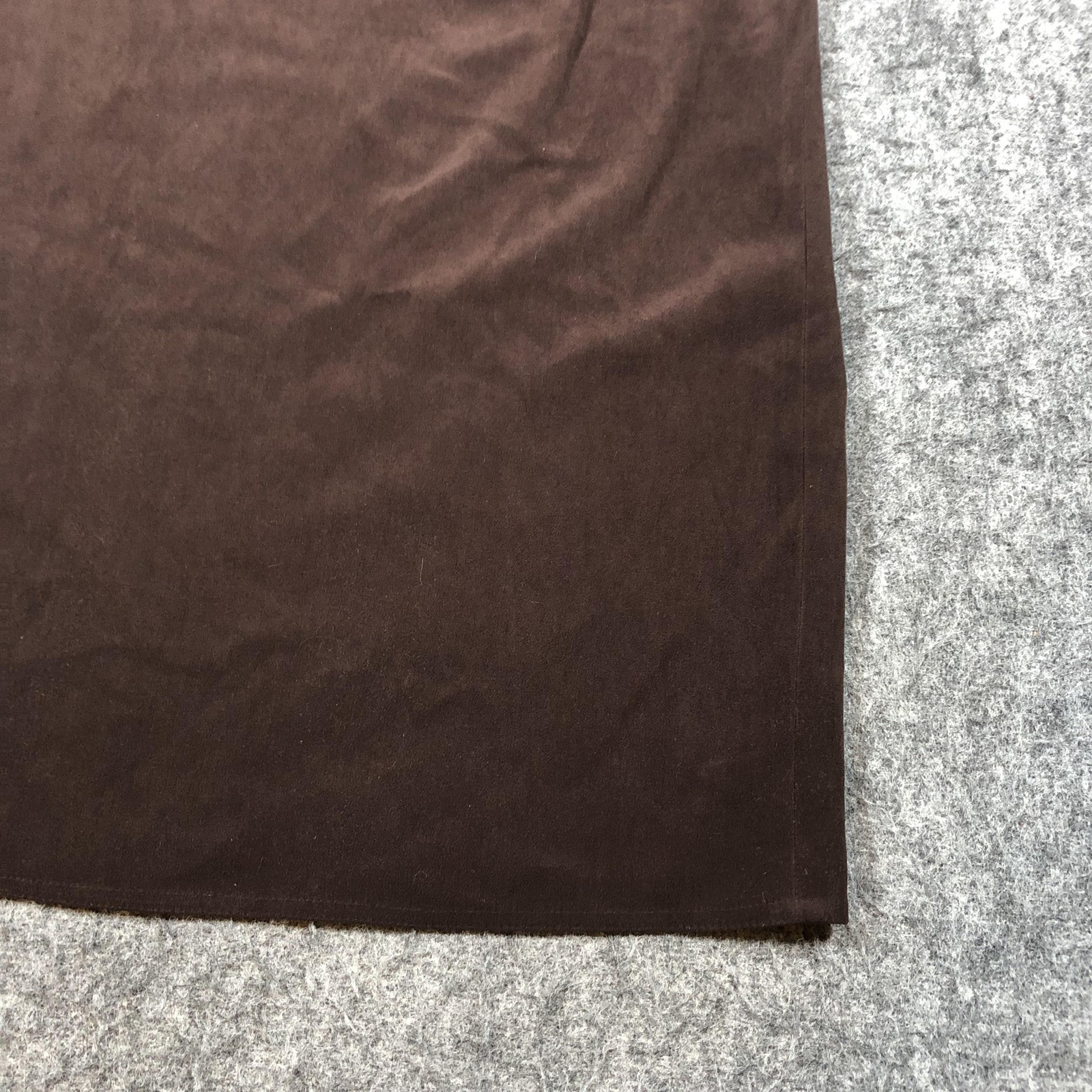 Talbots Skirt Womens 10 Brown Wrap Maxi Buckle Strap Stretch Workwear Career