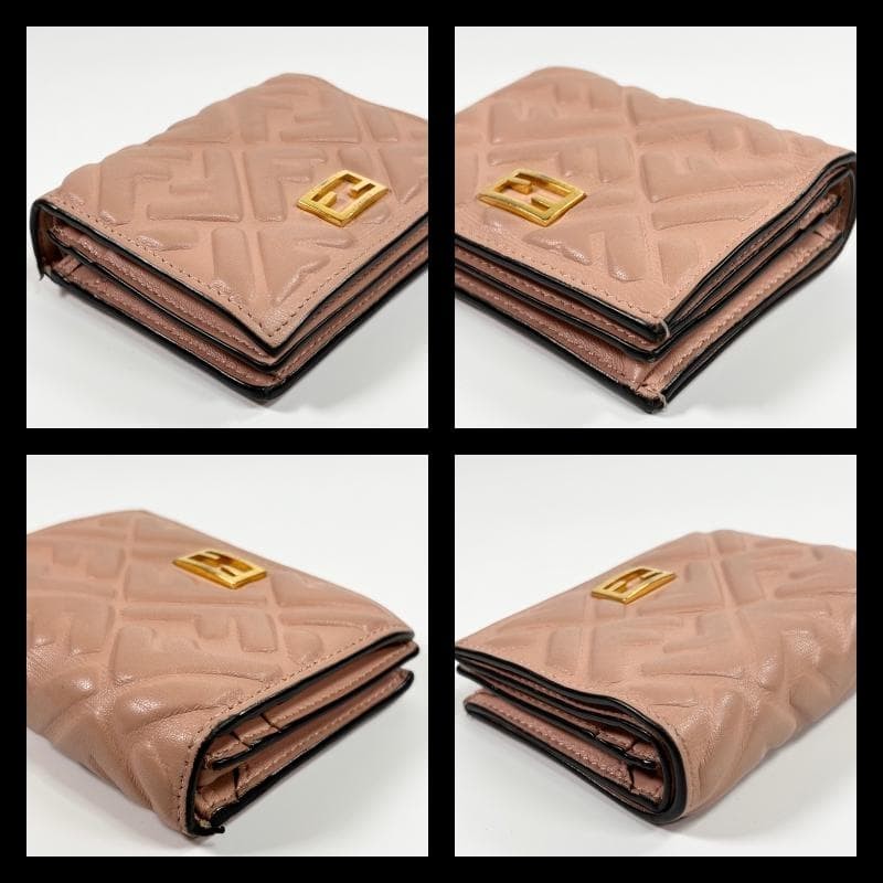Excellent Condition Fendi Compact Wallet Brand Mini Wallet Stylish Cute