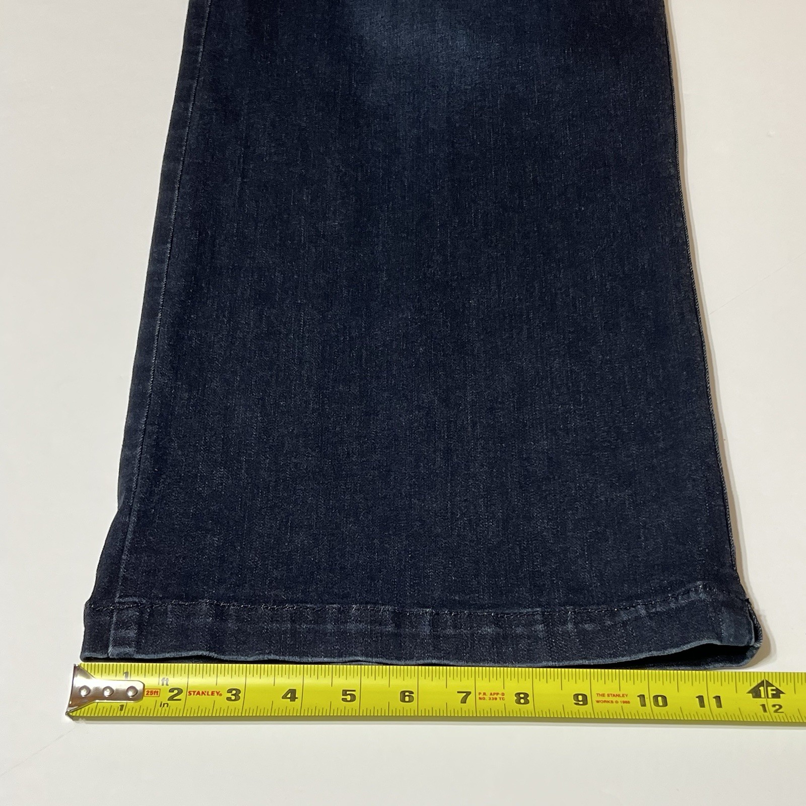 Democracy Ab Technology Wide Leg Jeans Womens 10 (29×29) Blue Dark Wash