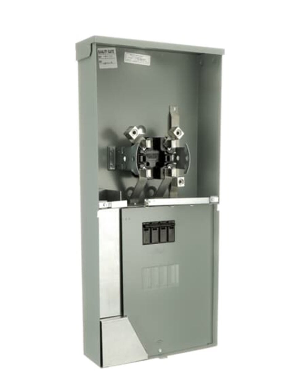 ABB ReliaHome 200 -Amp 4 -Spaces 16 -Circuit Outdoor Main Breaker Meter Co|13599