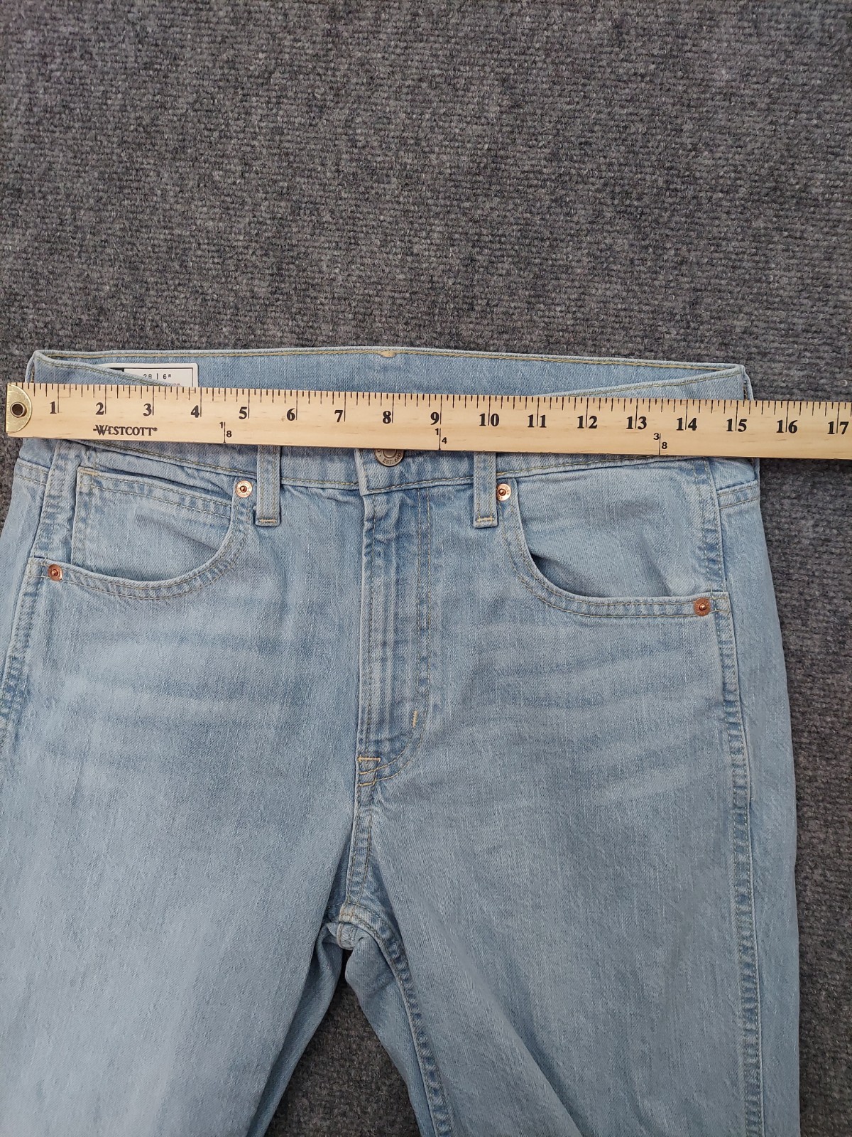 Gap Jeans Womens 28/6 Blue Vintage Flare High Rise Light Wash Denim Boho Western